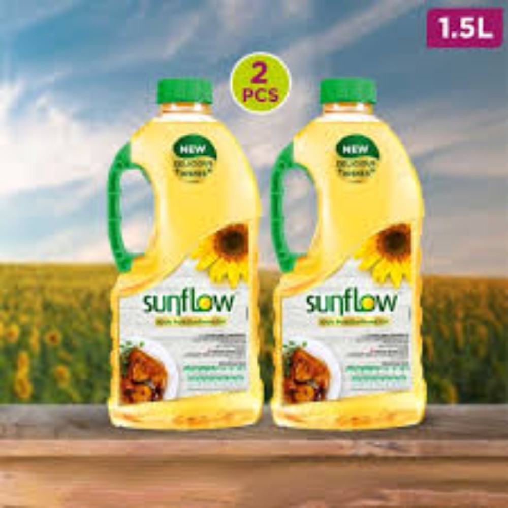 SUNFLOW SUNFLOWER OIL 2X1.5L SP