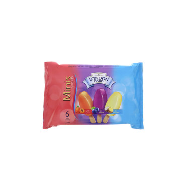 LONDON DAIRY PINACOLADA PEACH BLUEBERRY ICE CREAM