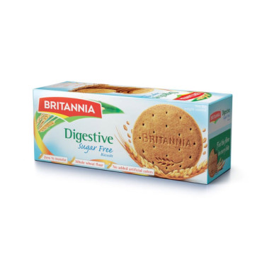 BRITANNIA DIGESTIVE SUGAR FREE BISCUITS 350GM 