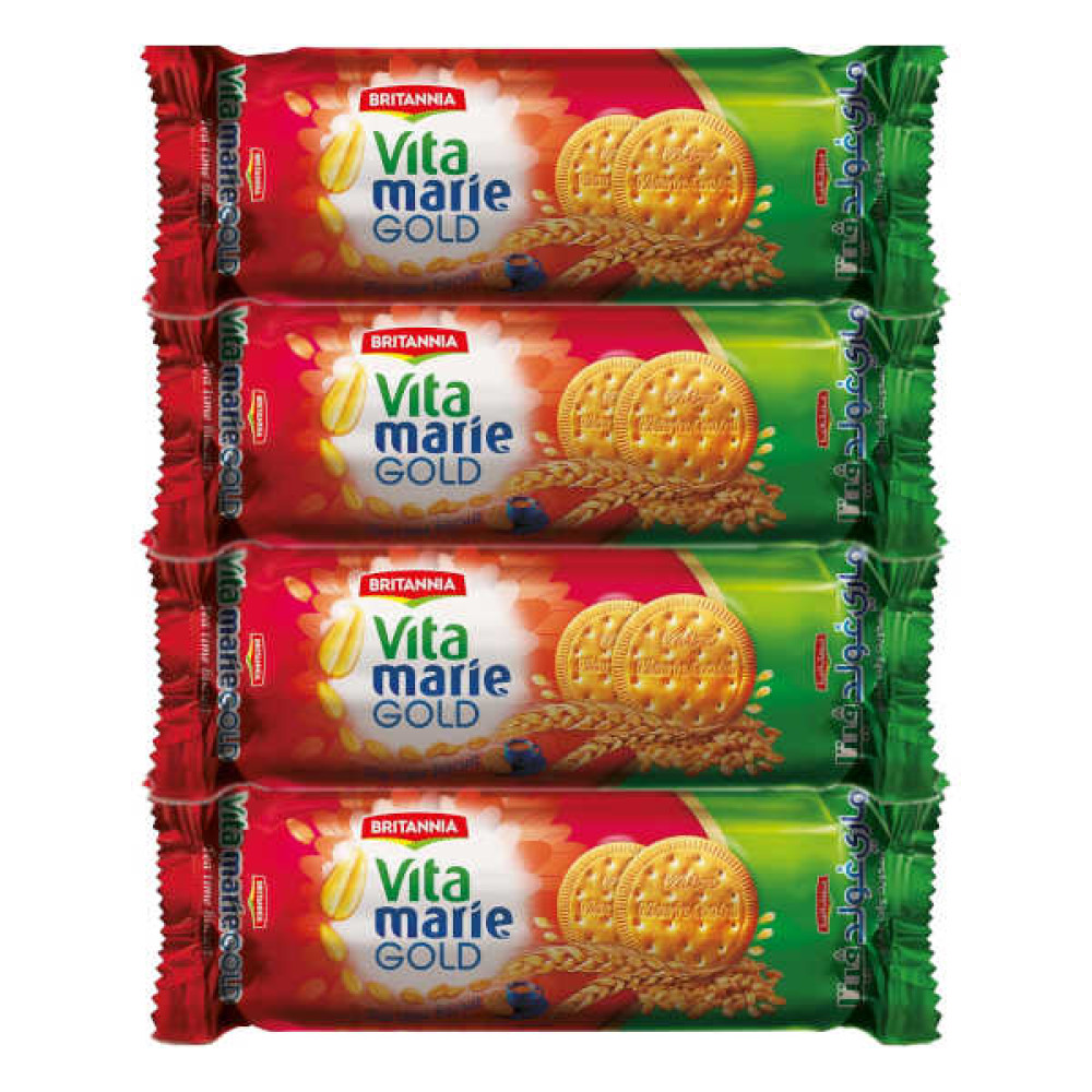 BRITANNIA VITA MARIE GOLD BISCUITS 140GM 3+1 FREE 