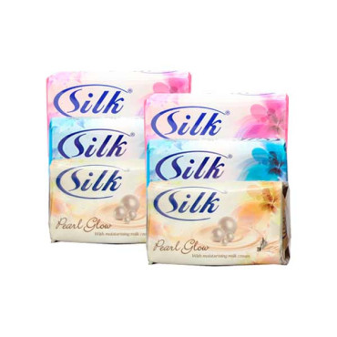 SILK SOAP  ASSORTED 6 X 125GM 