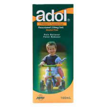 ADOL CHILDREN FEVER & PAIN RELIEF SUSPENSION 100ML