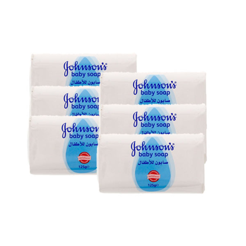 JOHNSONS BABY SOAP REGULAR ( 5 + 1 FREE ) 125GM 