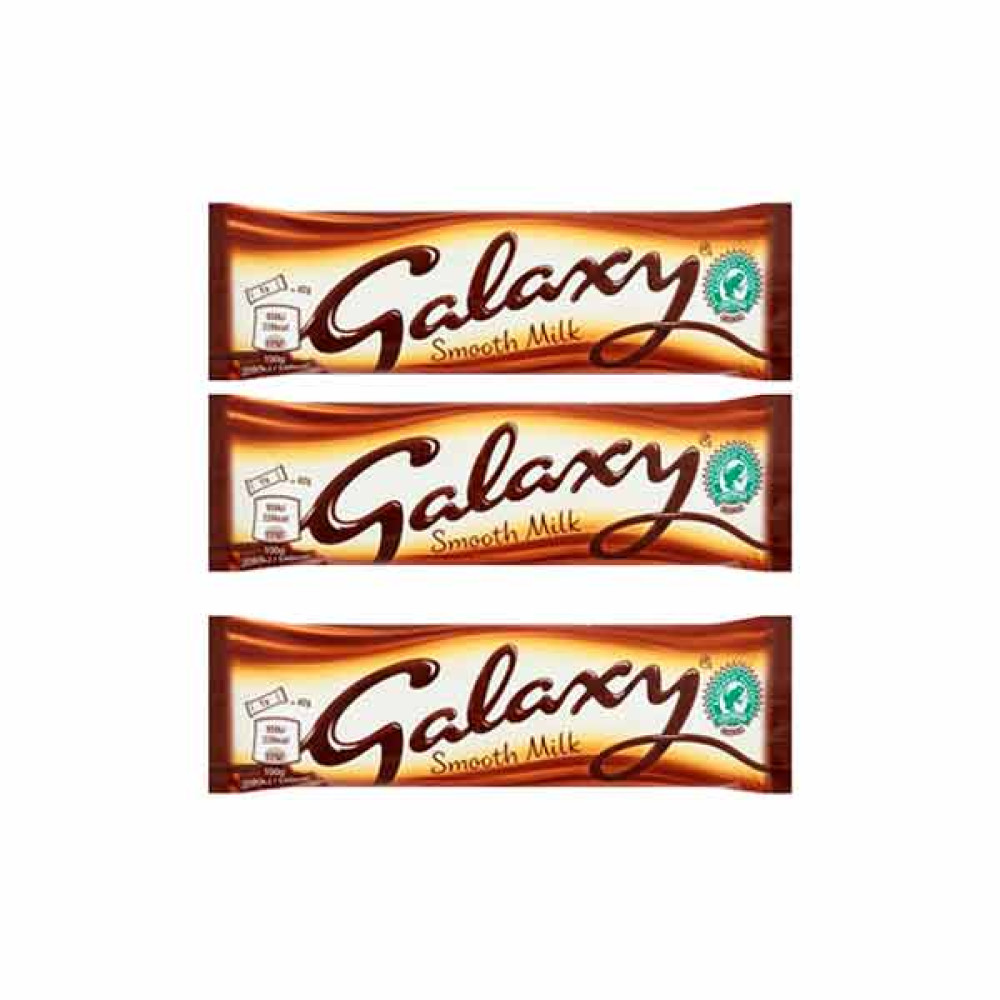GALAXY SMOOTH MILK CHOCOLATE 3 X 80GM 
