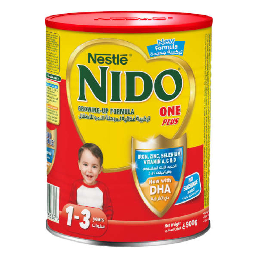 NIDO GROWING-UP MILK FORMULA ONE PLUS 900GM 