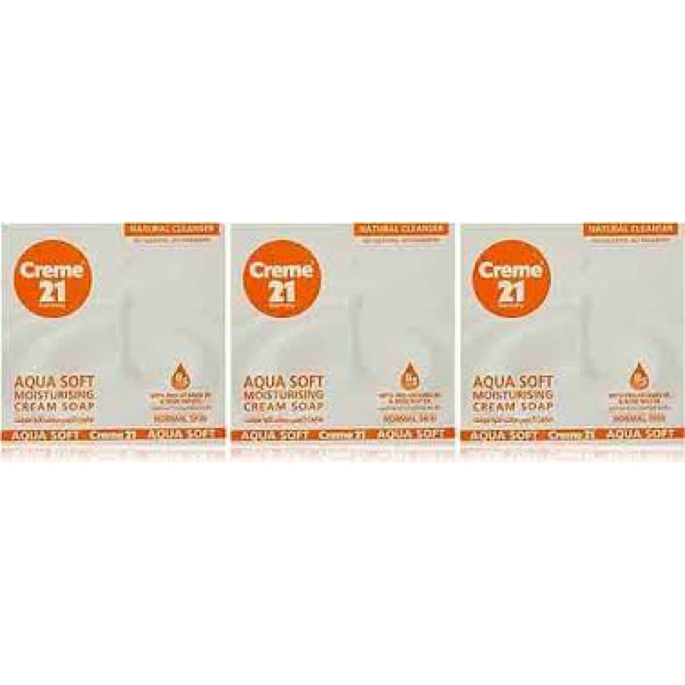 CREME 21 CREMEY MOISTURISING SOAP 4 X 125 GM