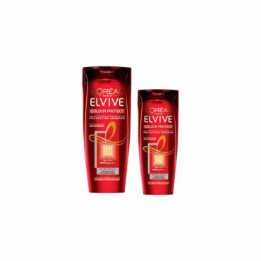 L-OREAL ELVIVE COLOR PROTECT SHAMPOO 400ML + 200ML 