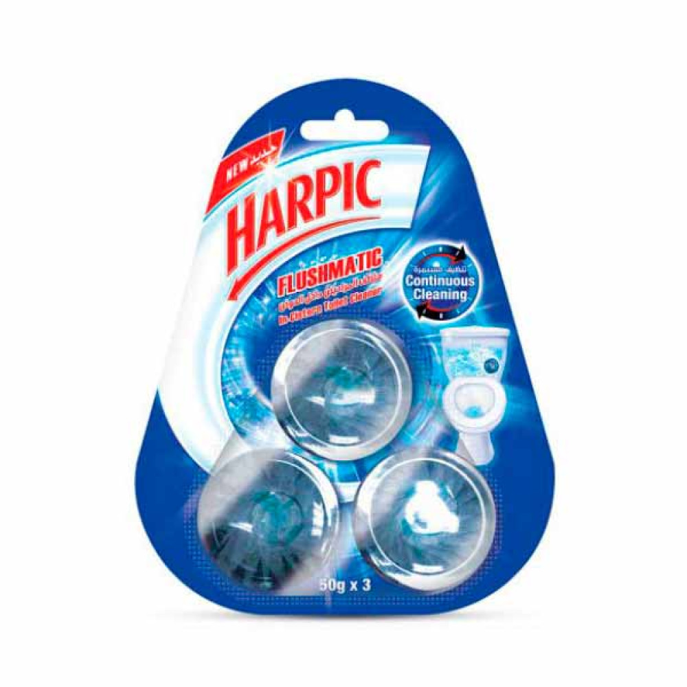 HARPIC CSTRN BLUEBLOCK TRP 50GM X 3 