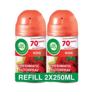 AIRWICK FRESHMATIC NIGHT ROSE REFILL 2X250ML @30%