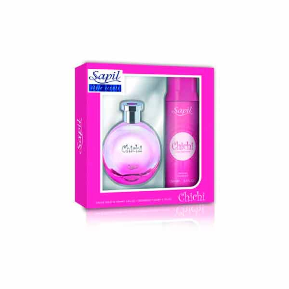 SAPIL CHICHI EDT 100ML + DEODORANT 150ML FOR WOMEN 