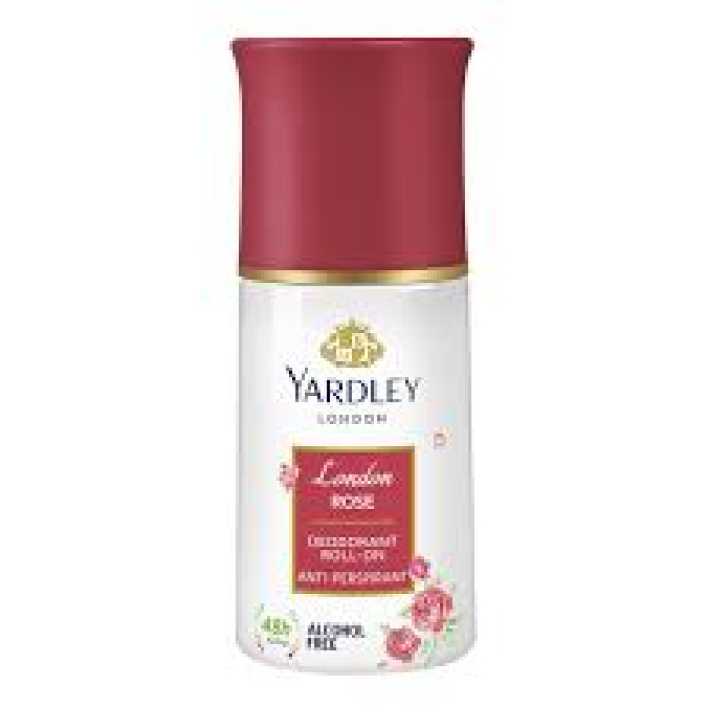 YARDLEY ROLL ON LONDON ROSE 50ML