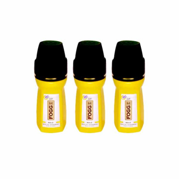 FOGG DEODORANT ROLL-ON BOLD FOR WOMEN 50ML 2 + 1 FREE 