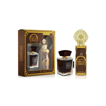 KHASHAB AND OUD BROWN 100ML+DEO 200ML