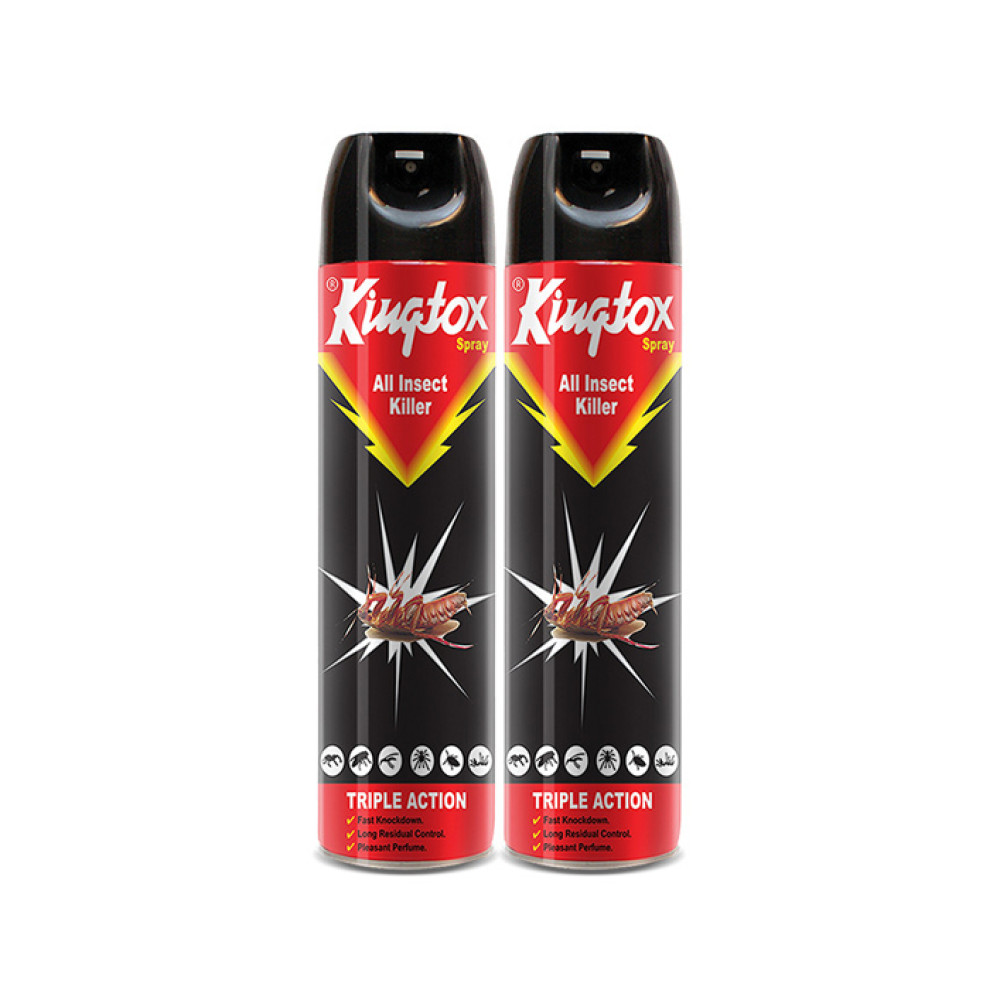 KINGTOX ALL INSECT KILLER 2X400ML
