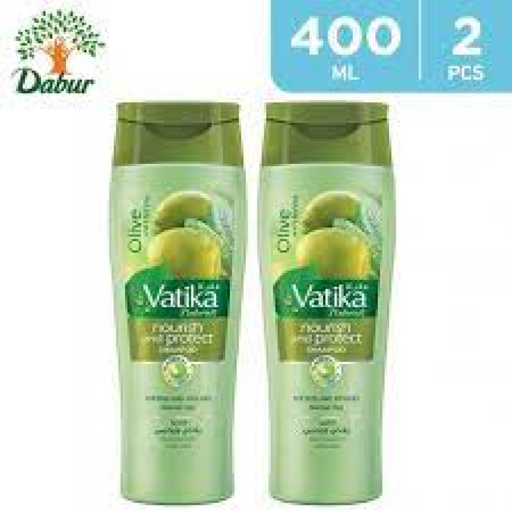 DABUR VATIKA NOURISH AND PROTECT SHAMPOO 2X400ML