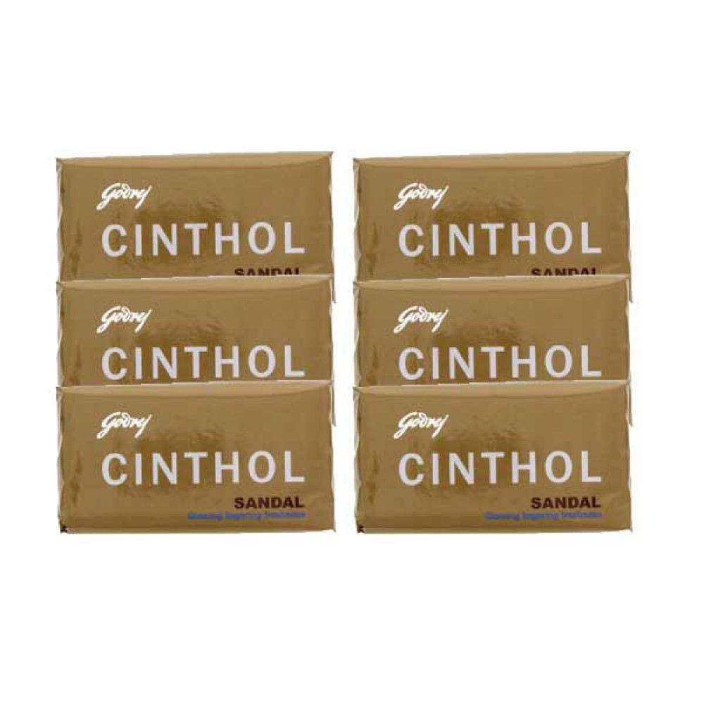 GODREJ CINTHOL SOAP SANDAL 125GM 5+1 FREE 