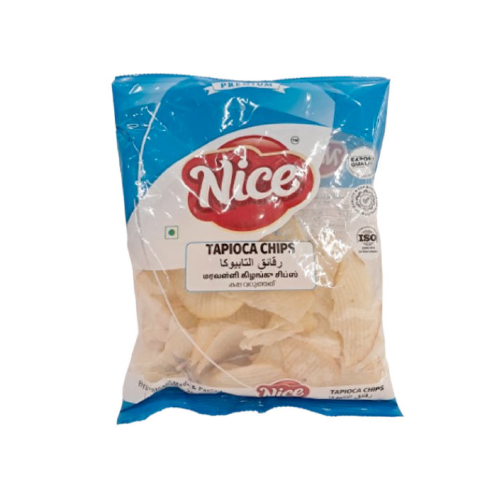 NICE TAPIOCA CHIPS WHITE 150 GM