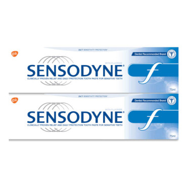 SENSODYNE FLOURIDE TOOTHPASTE 2 X 75ML 