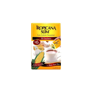 TROPICANA SLIM ZERO CALORIE SWEETNER 50S SACHETS