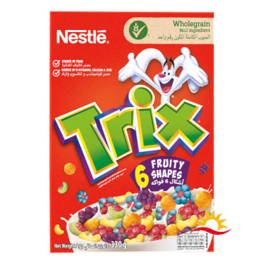 NESTLE TRIX FRUITY SHAPES BREAKFAST CEREAL 330GM 