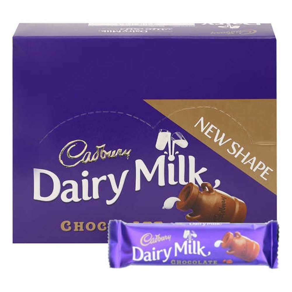 CADBURY DAIRY MILK CHOCOLATE 12 X 37GM 