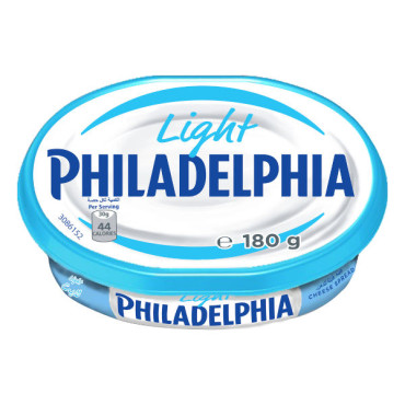 PHILADELPHIA CHEESE SPREAD LIGHT 180GM 