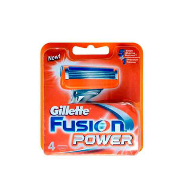 GILLETTE FUSION POWER RAZOR BLADES 4S 