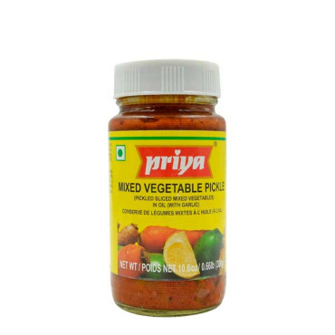 PRIYA MIX VEGETABLE PICKLE 300GM 
