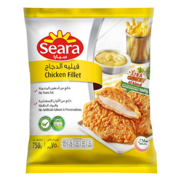 SEARA BREADED CHICKEN FILLET 750GM 
