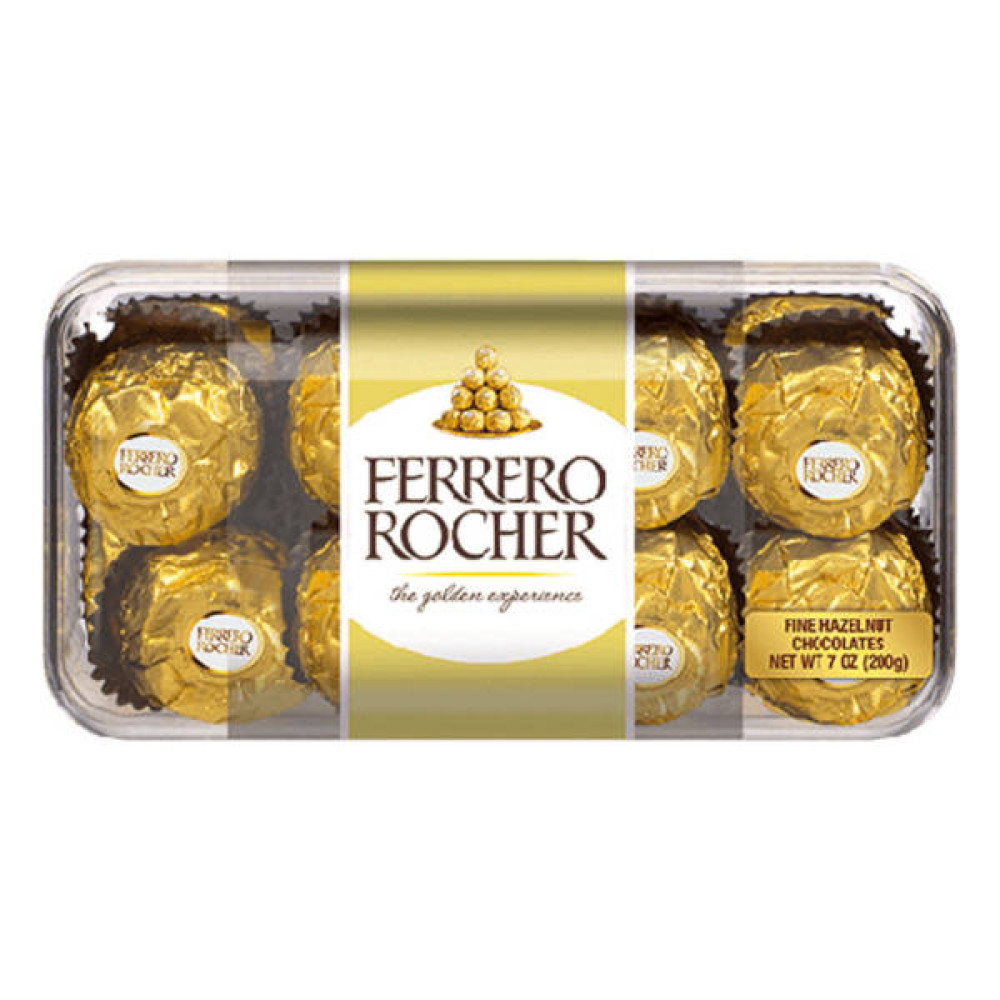 FERRERO ROCHER HAZELNUT CHOCOLATES 200GM 