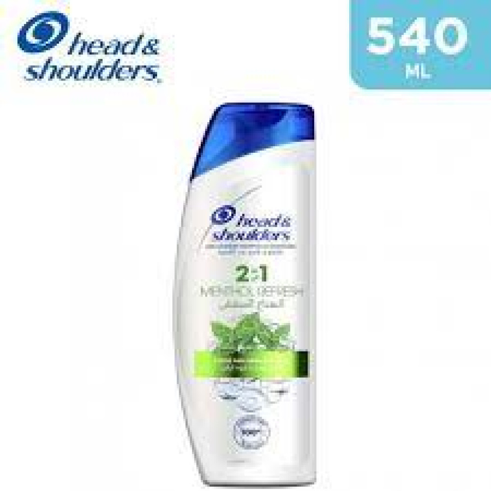 HEAD AND SHOULDER 2IN 1 MENTHOL 540ML