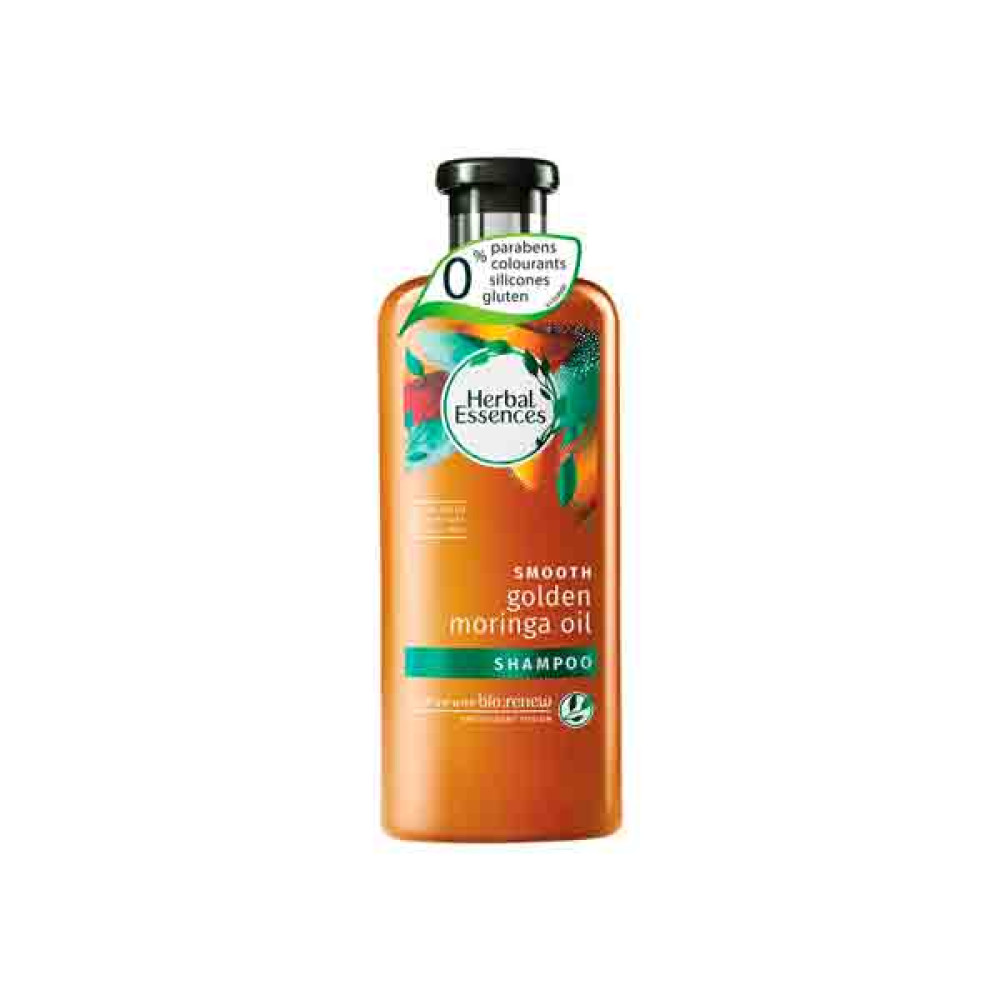 HERBAL ESSENCE SHAMPOO GOLDEN MORINGA OIL 400ML 