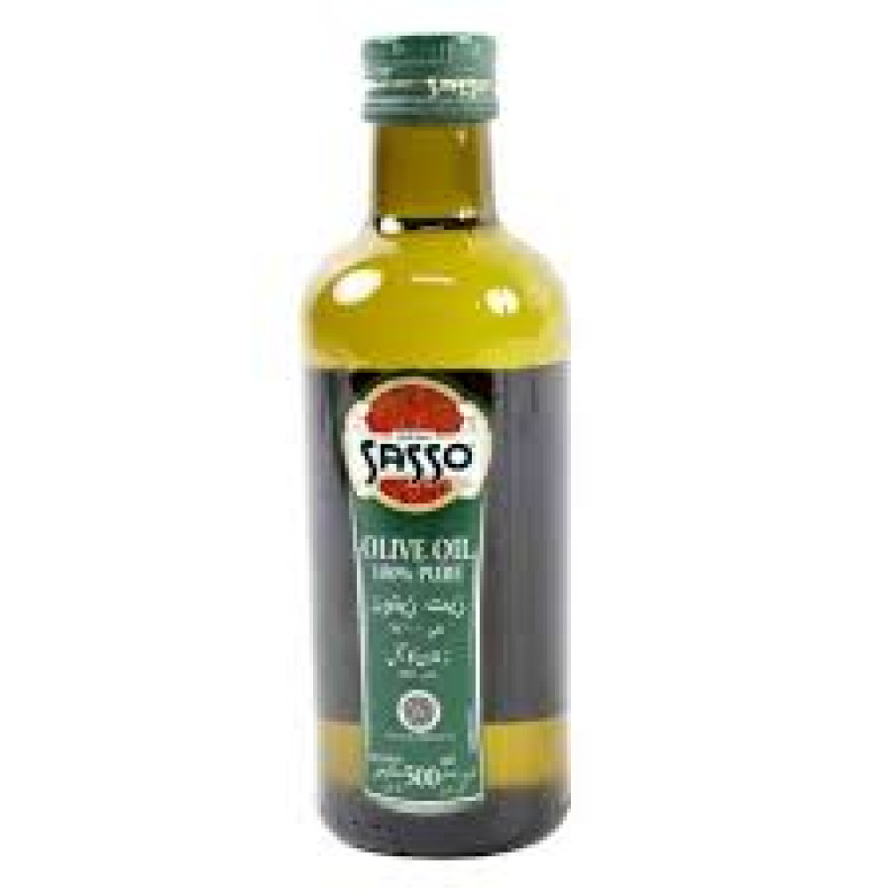 SASSO GREEN OLIVE OIL IN BOTTLE 500ML