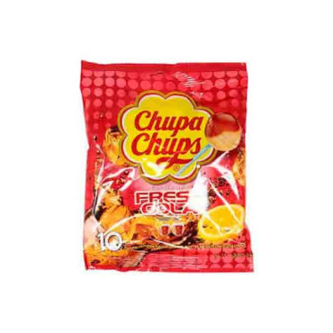 CHUPA CHUPS LOLLIPOPS FRESH COLA 120GM 