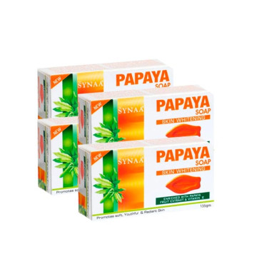 SYNAA PAPAYA SOAP OFFER PACK 4S*135GM