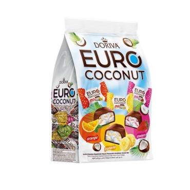 DORIVA EURO COCNUT CHOCLTE COATD FRUIT 500G