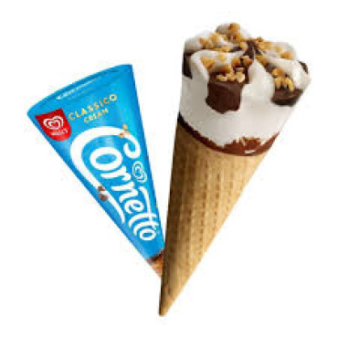 CORNETTO CLASSICO CREAM ICE CREAM 125ML