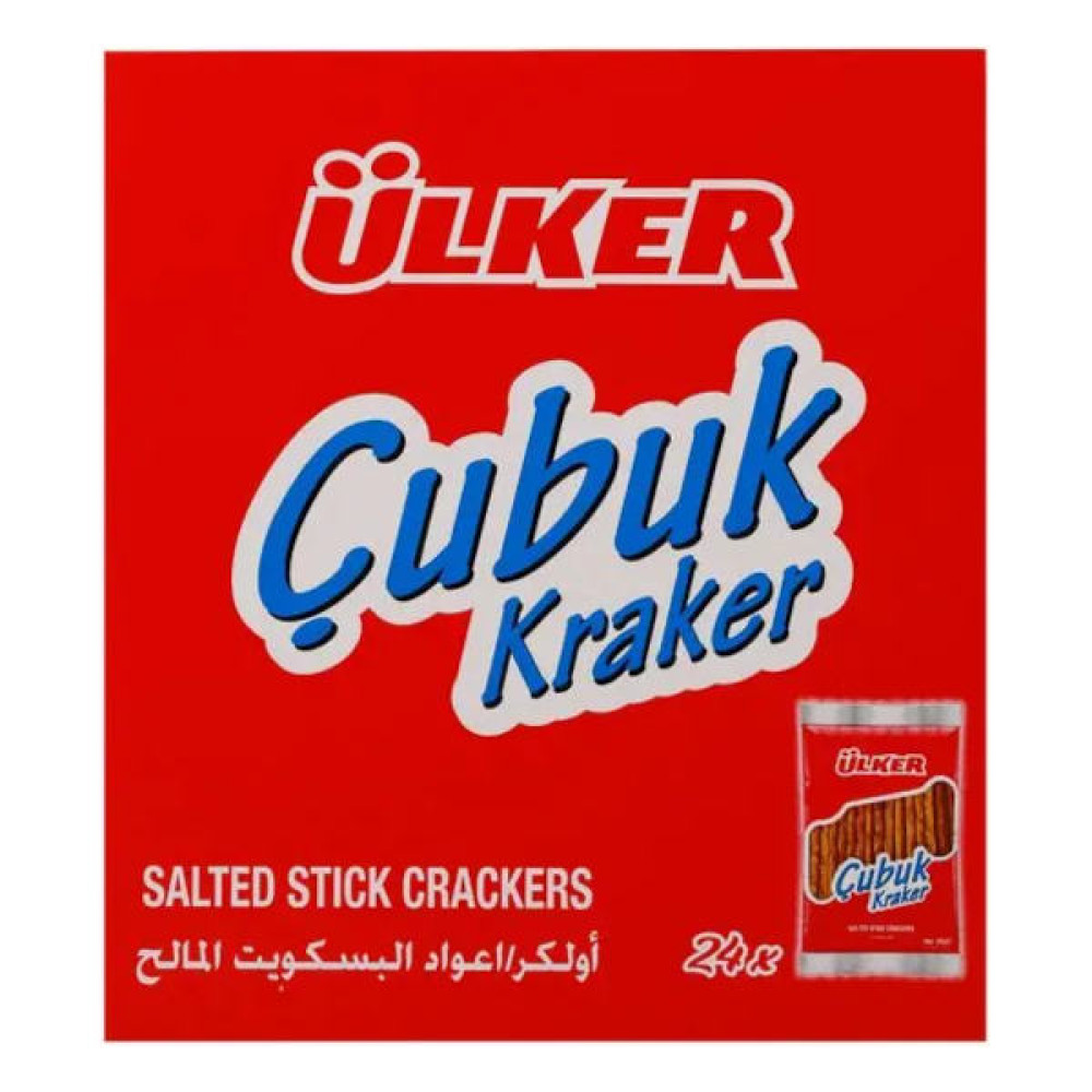 ULKER SALTED STICK CRACKERS 24 X 30GM 