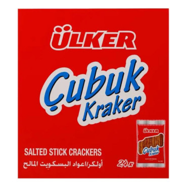 ULKER SALTED STICK CRACKERS 24 X 30GM 