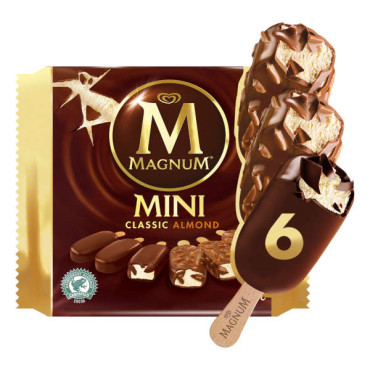 MAGNUM ICE CREAM MINI CLASSIC ALMOND 345ML 