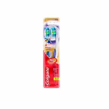 COLGATE TOOTH BRUSH M 360 ADVANCED 1+1 FREE 