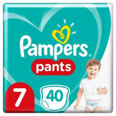PAMPERS ML PANTS GP S7 40S