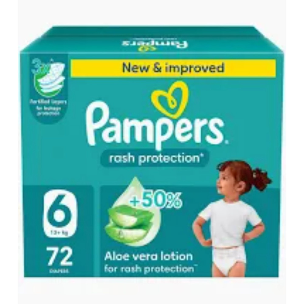 PAMPERS SUPER HERO MANE LINE S6 72S GIANT BOX