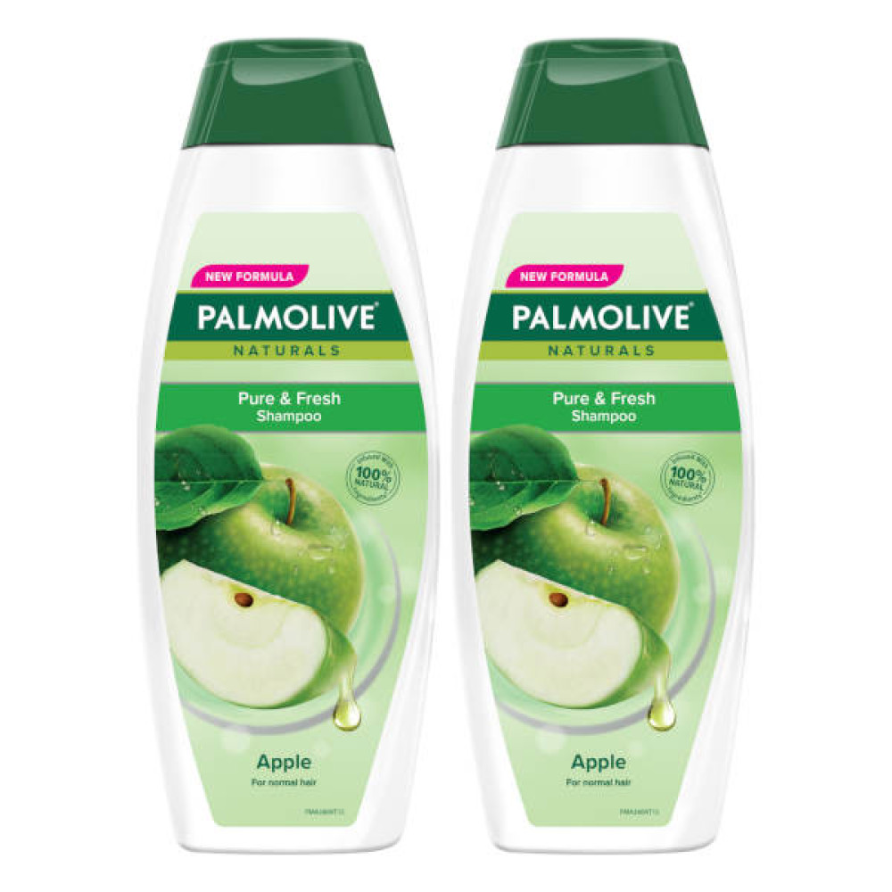 PALMOLIVE PURE & FRESH SHAMPOO APPLE 2 X 380ML 