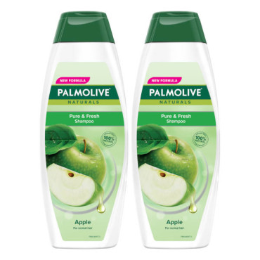PALMOLIVE PURE & FRESH SHAMPOO APPLE 2 X 380ML 