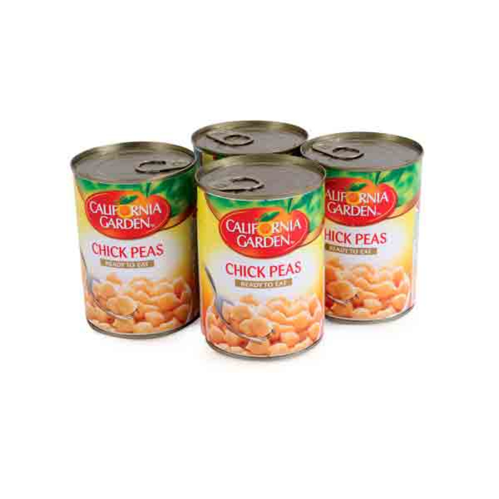 CALIFORNIA GARDEN CHICK PEAS 4 X 400GM