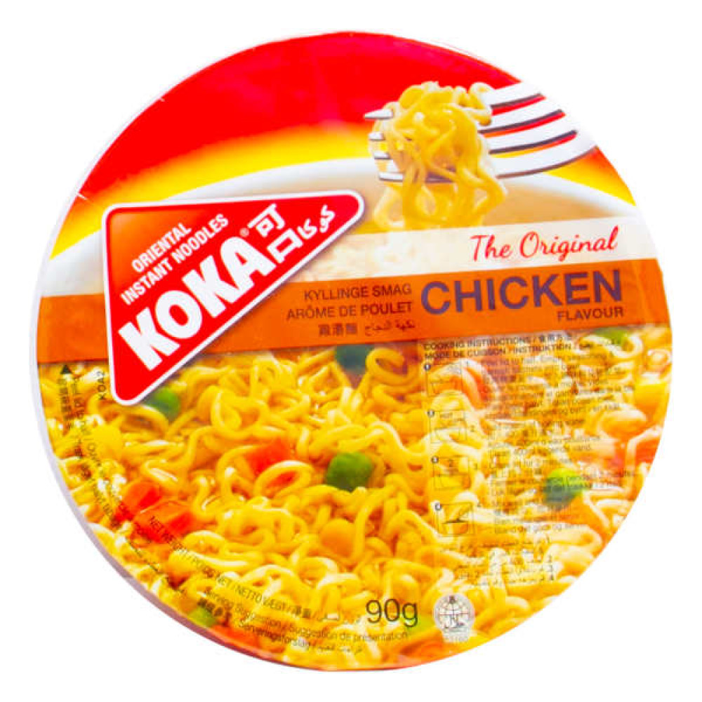 KOKA INSTANT BOWL NOODLE CHICKEN 90GM 