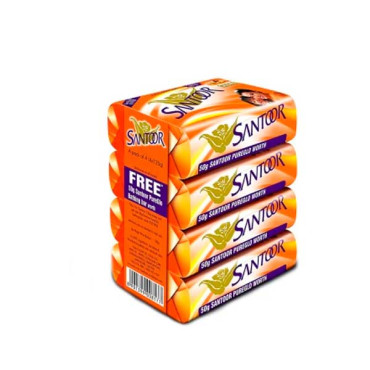 SANTOOR SOAP 3+1FREE 125GM 