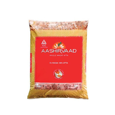 AASHIRVAAD WHOLE WHEAT FLOUR(SHUDH CHAKKI ATTA) 5KG 