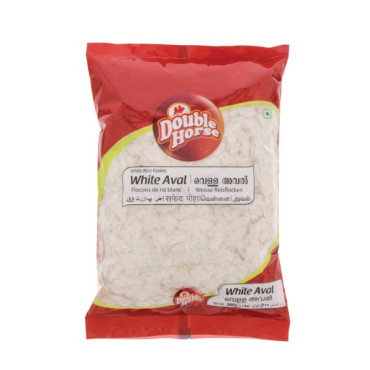 DOUBLE HORSE RICE FLAKES WHITE 500GM 